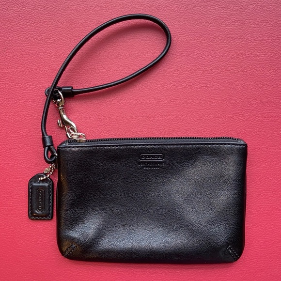 Coach Handbags - black coach wristlet